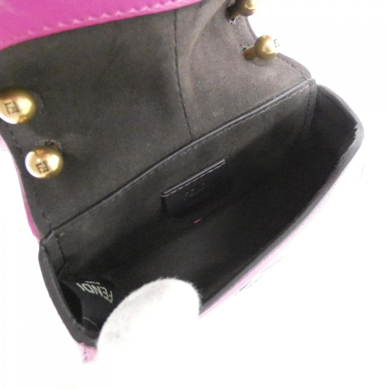 FENDI 7AS219 AQ0L Shoulder Bag Leather Pink Leather - Thumbnail 8