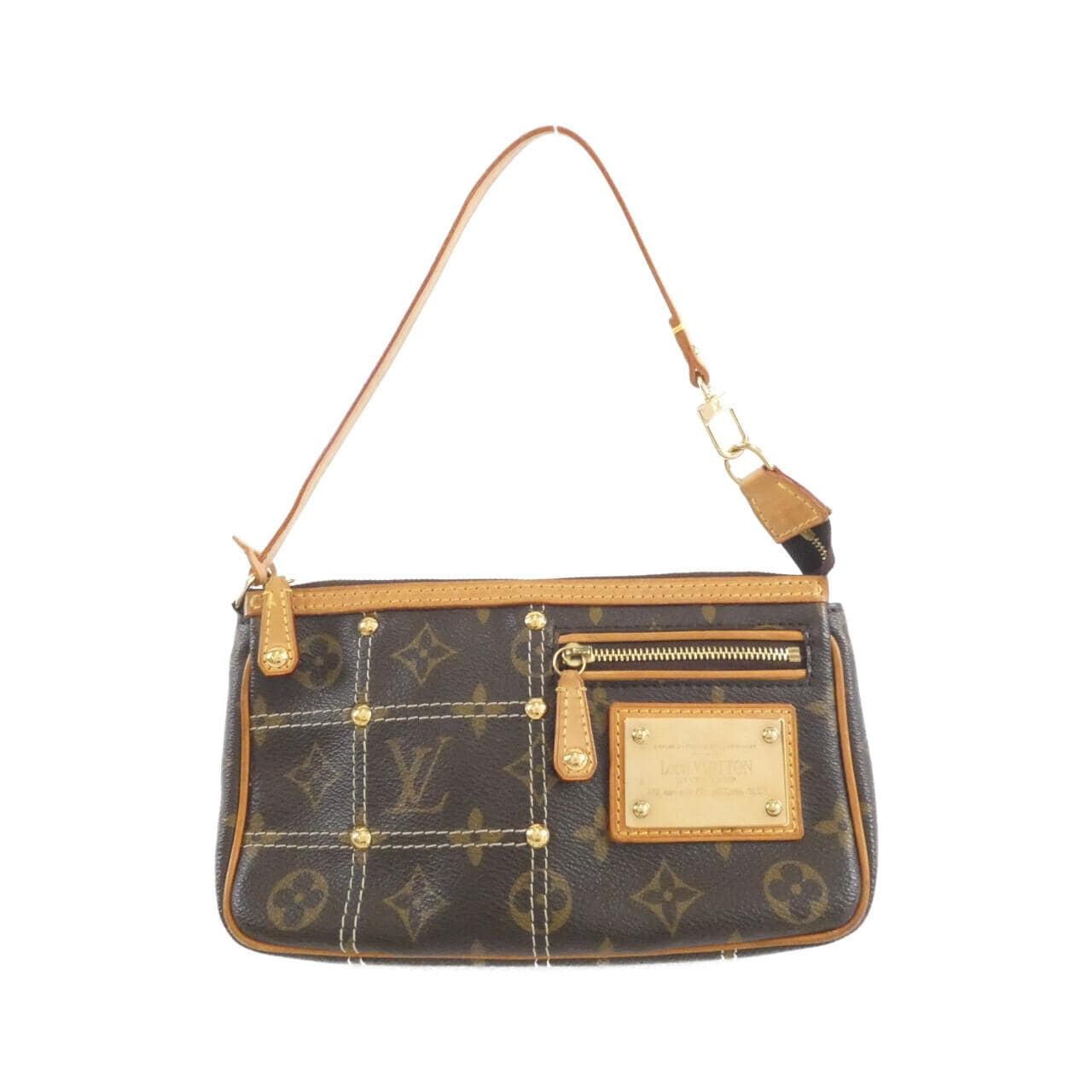 LOUIS VUITTON Pochette M40141 Pochette Monogram Black