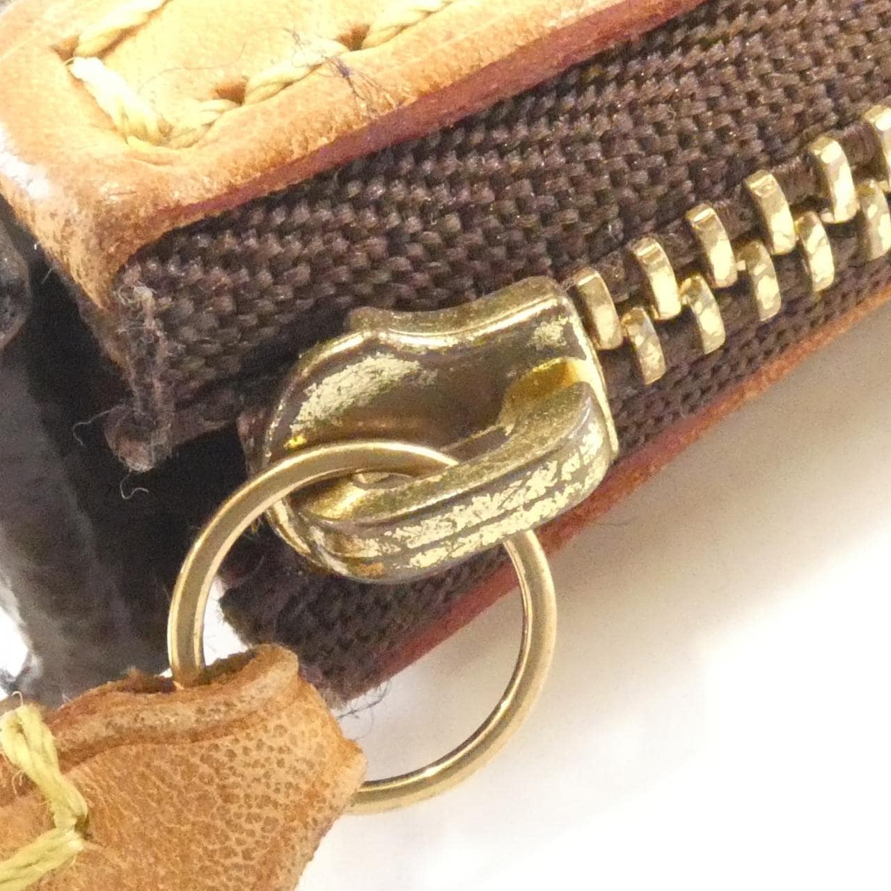 LOUIS VUITTON Pochette M40141 Pochette Monogram 黑色 Monogram 中古品B - 縮圖 7