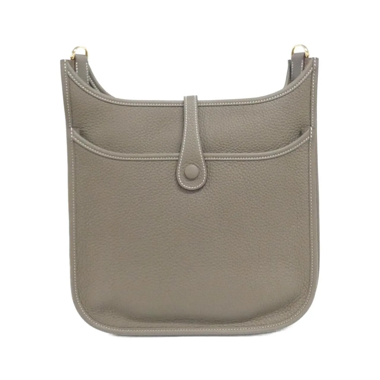 HERMES Evelyne 056277CC Shoulder Clemence Etoupe Clemence Leather New - Thumbnail 2