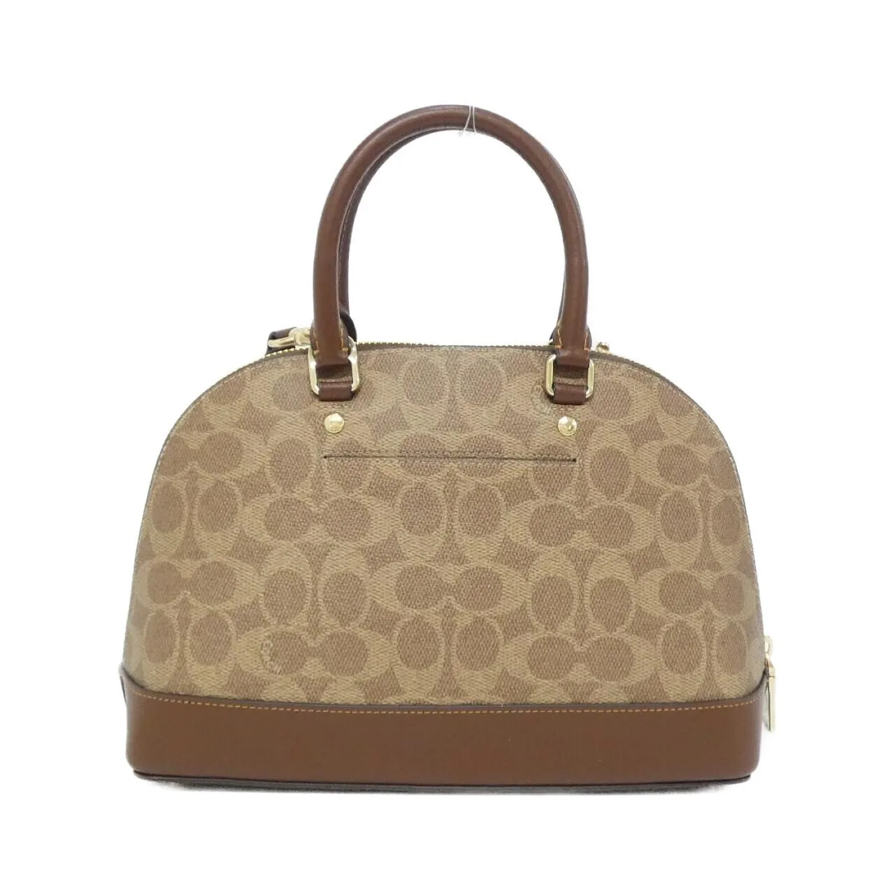 COACH CCQ26 Handbag Canvas Black Canvas New - Thumbnail 2