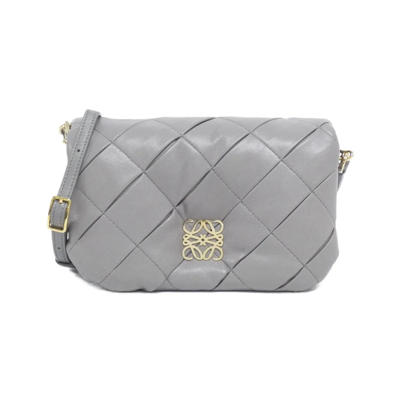 LOEWE A896W56X05 Shoulder Lambskin Black