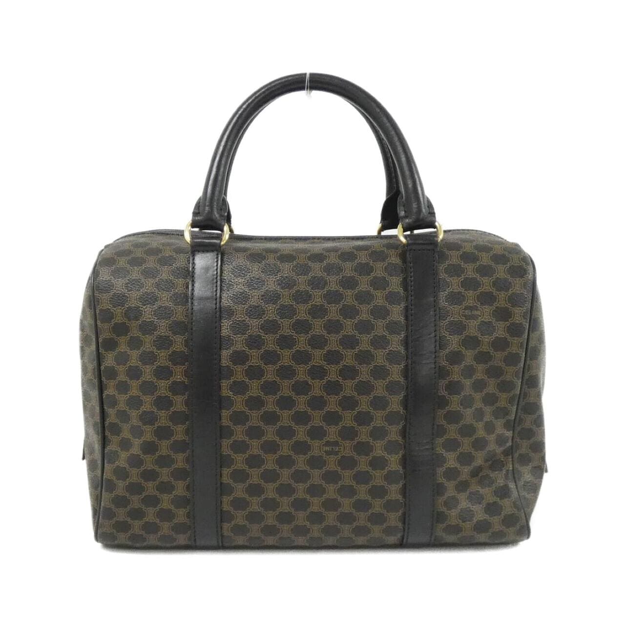 CELINE Boston Canvas Black Canvas Rank A - Thumbnail 2