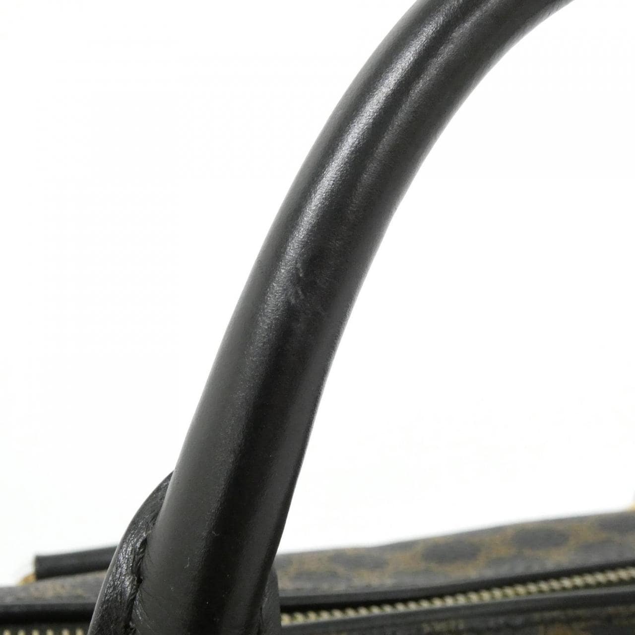 CELINE Boston Canvas Black Canvas Rank A - Thumbnail 9