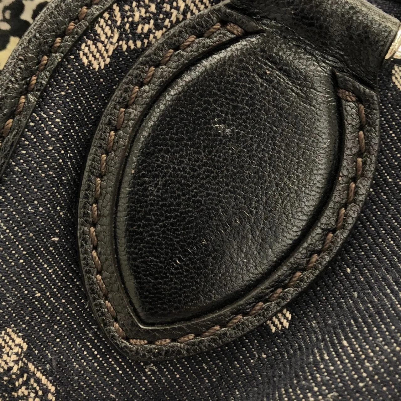 CELINE Shoulder Denim Black Denim - Thumbnail 4
