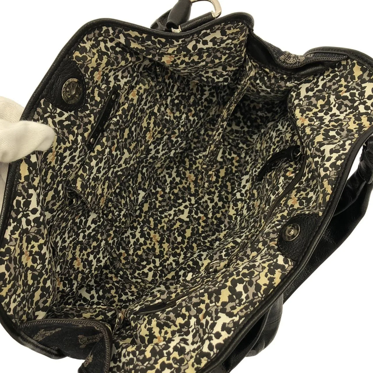 CELINE Shoulder Denim Black Denim - Thumbnail 8