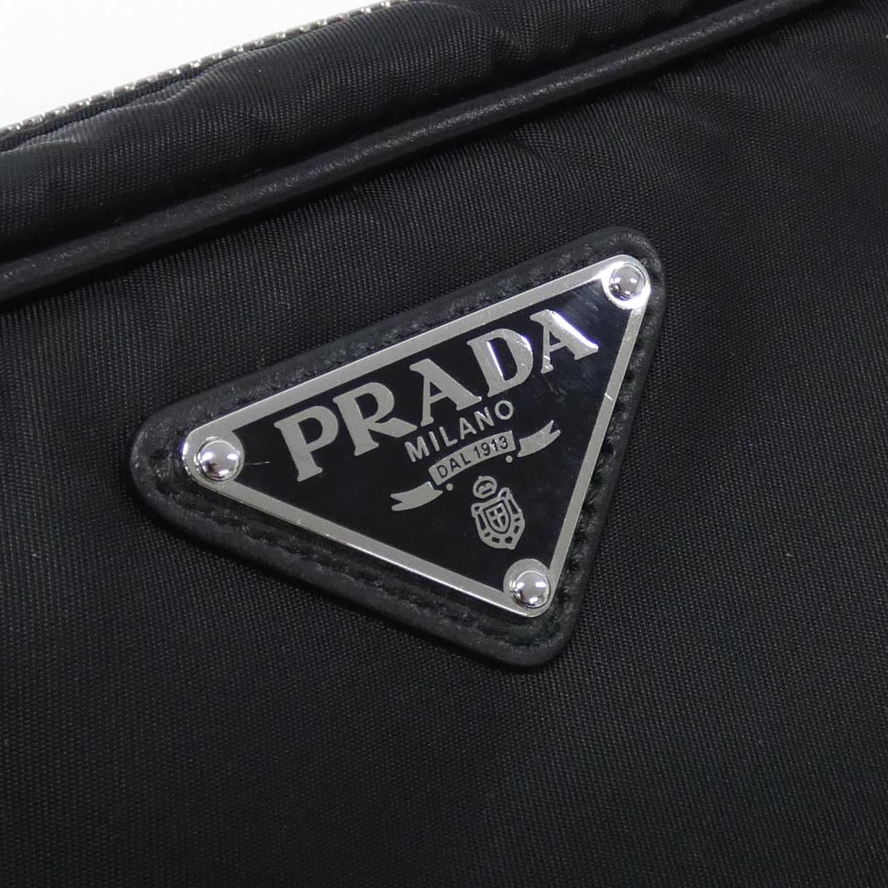 PRADA 1BH197 Shoulder 黑色 中古品A - 縮圖 4