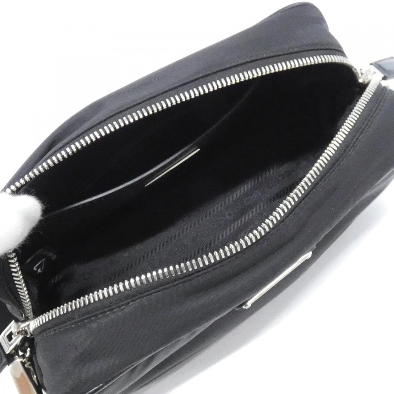 PRADA 1BH197 Shoulder 黑色 中古品A - 縮圖 7