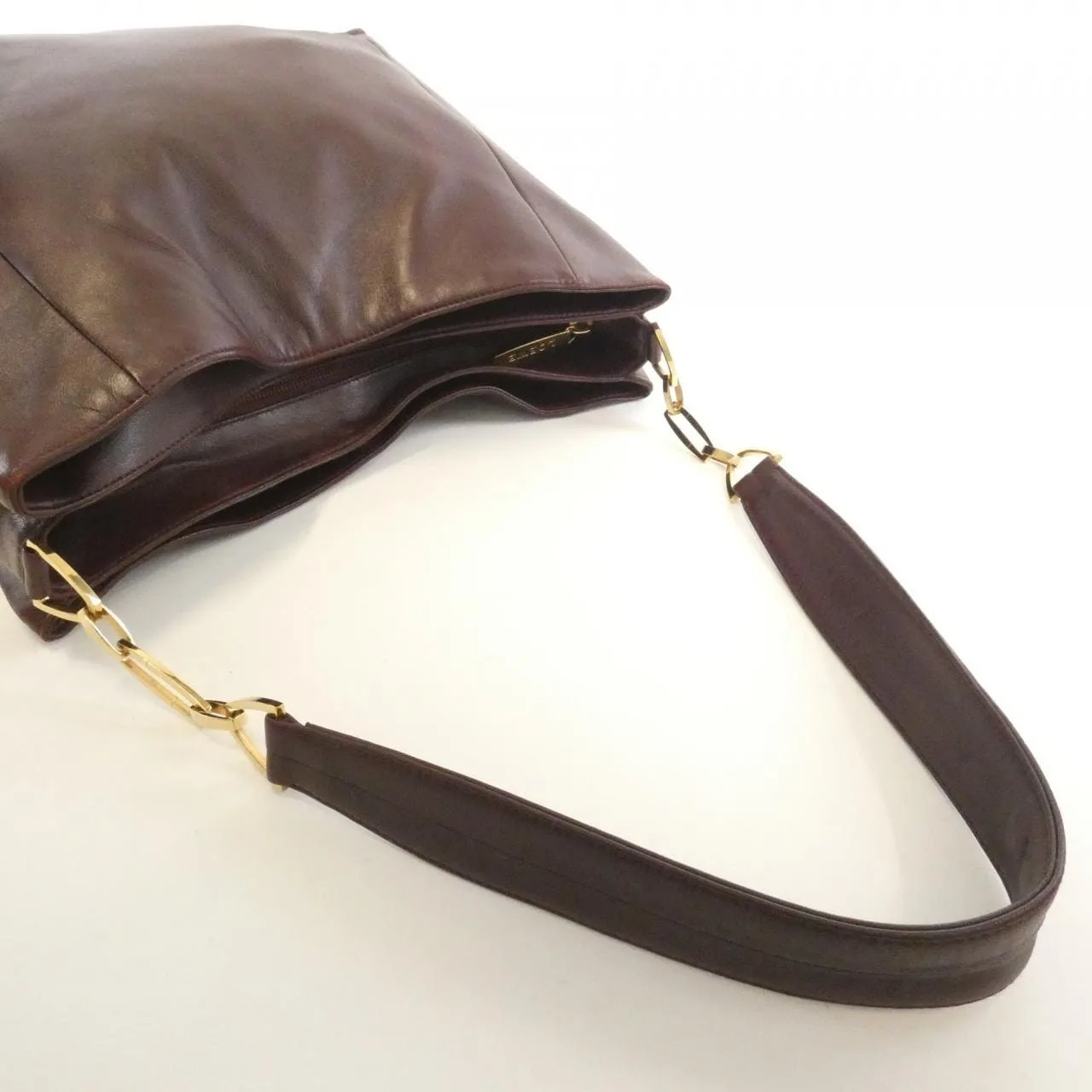 LOEWE 13 9082141 1300 肩背包 酒紅色 中古品B - 縮圖 5