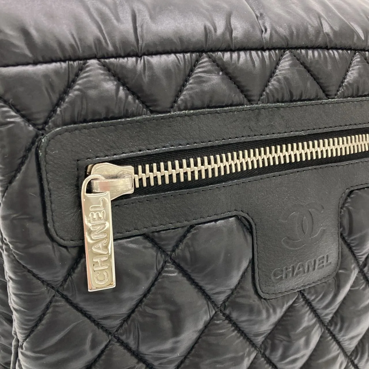 CHANEL 48616 Shoulder Nylon Black Nylon Rank B - Thumbnail 4