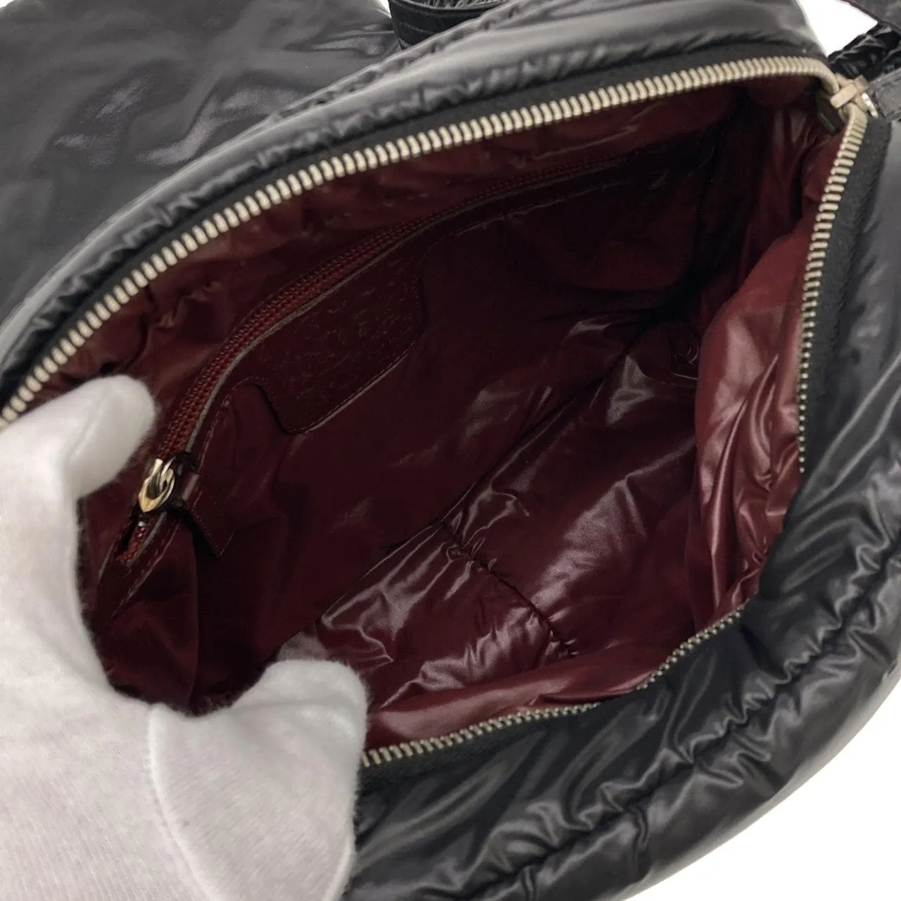 CHANEL 48616 Shoulder Nylon Black Nylon Rank B - Thumbnail 7