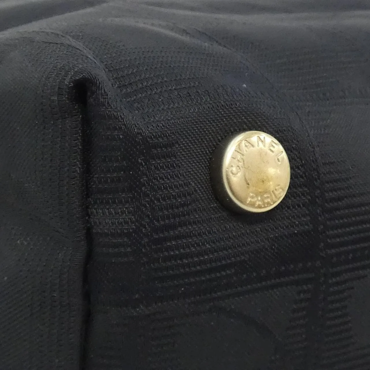 CHANEL 23808 Handbag Nylon Black Nylon Rank A - Thumbnail 2