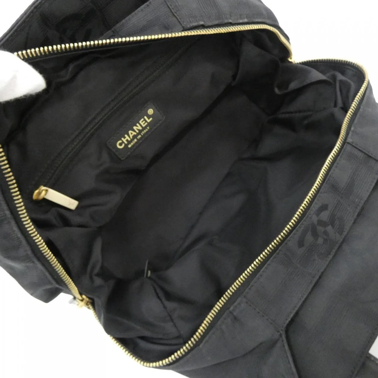 CHANEL 23808 Handbag Nylon Black Nylon Rank A - Thumbnail 10