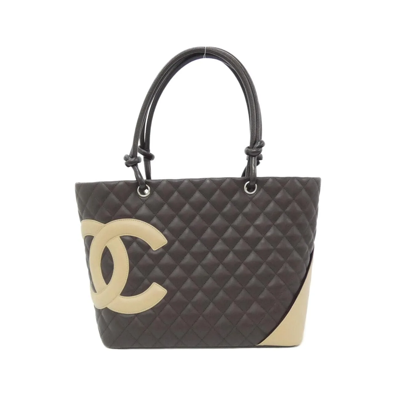 CHANEL Cambon 25169 Handbag Beige