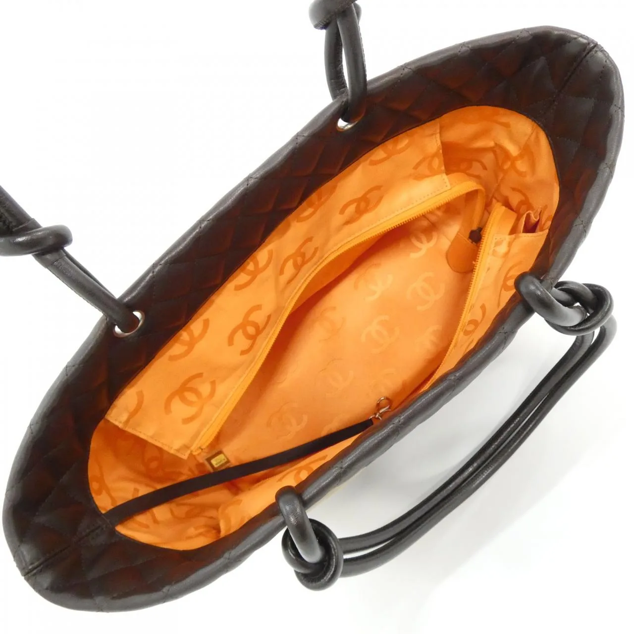 CHANEL Cambon 25169 Handbag Beige Rank A - Thumbnail 10