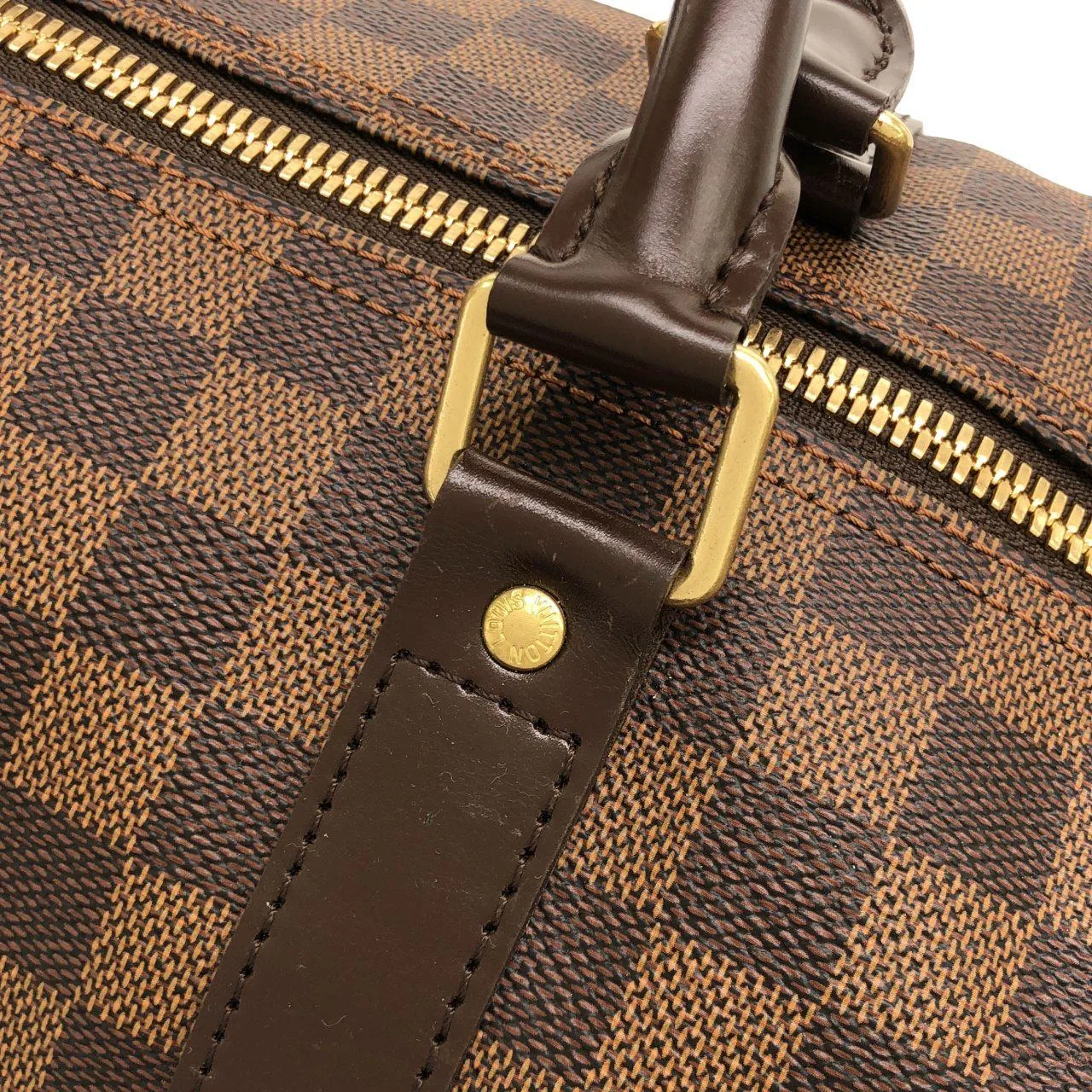 LOUIS VUITTON Keepall N41427 Boston Damier Black Damier - Thumbnail 6