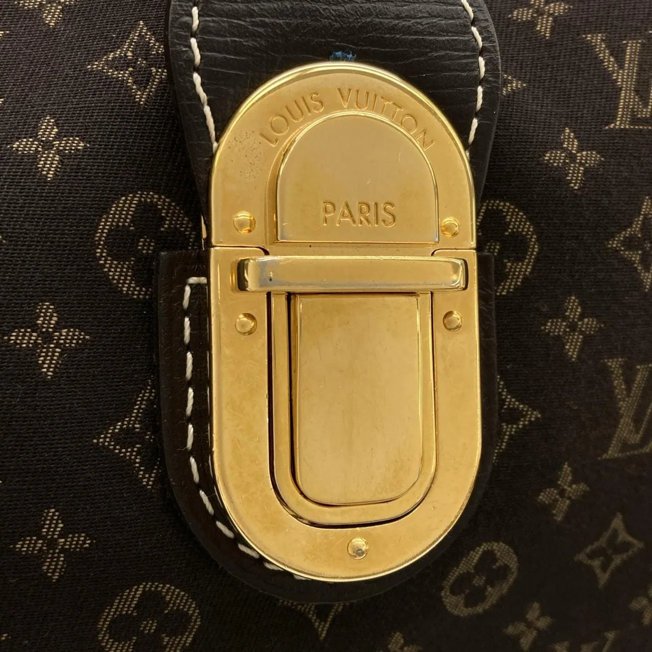LOUIS VUITTON M56696 Shoulder Monogram 黑色 Monogram 中古品A - 縮圖 4