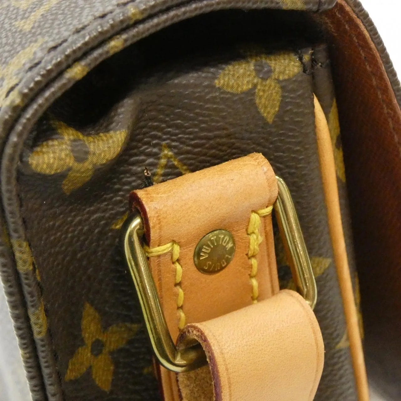 LOUIS VUITTON M51253 Shoulder Monogram 黑色 Monogram 中古品A - 縮圖 7