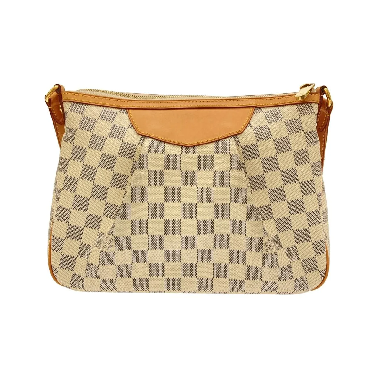 LOUIS VUITTON Siracusa N41113 Shoulder Damier 黑色 Damier 中古品A - 縮圖 2