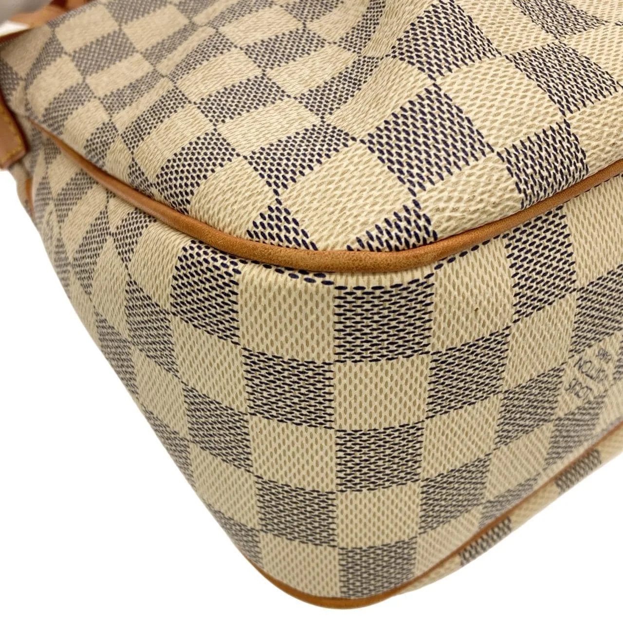 LOUIS VUITTON Siracusa N41113 Shoulder Damier 黑色 Damier 中古品A - 縮圖 3