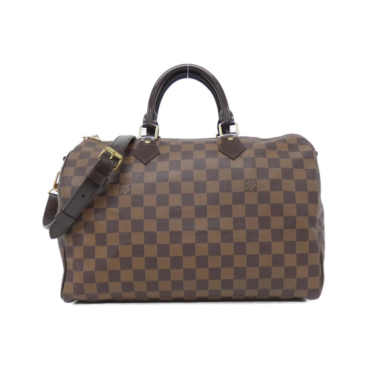 LOUIS VUITTON Speedy N41182 Boston Bag Damier Black