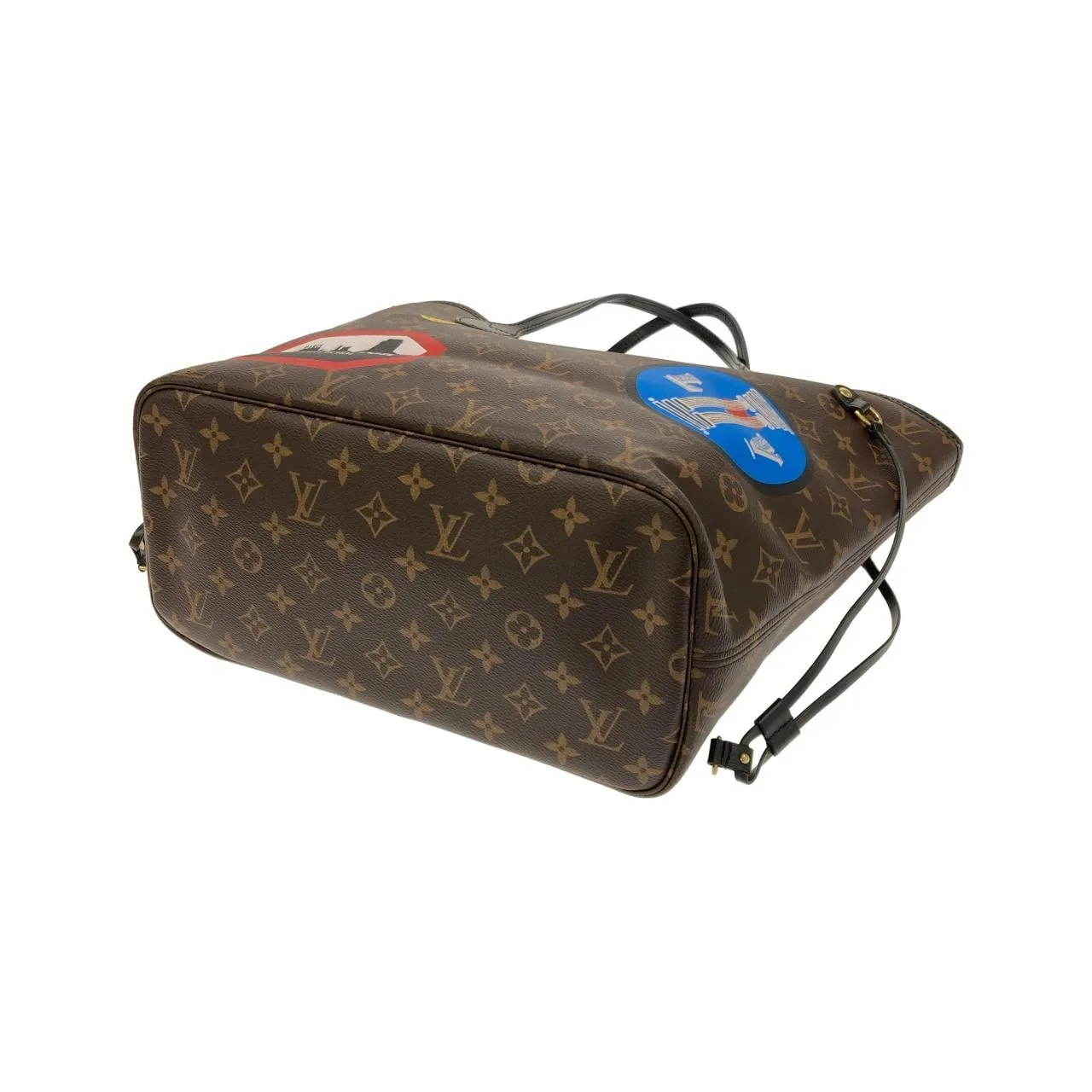 LOUIS VUITTON Neverfull M42844 Tote Monogram Black Monogram - Thumbnail 3