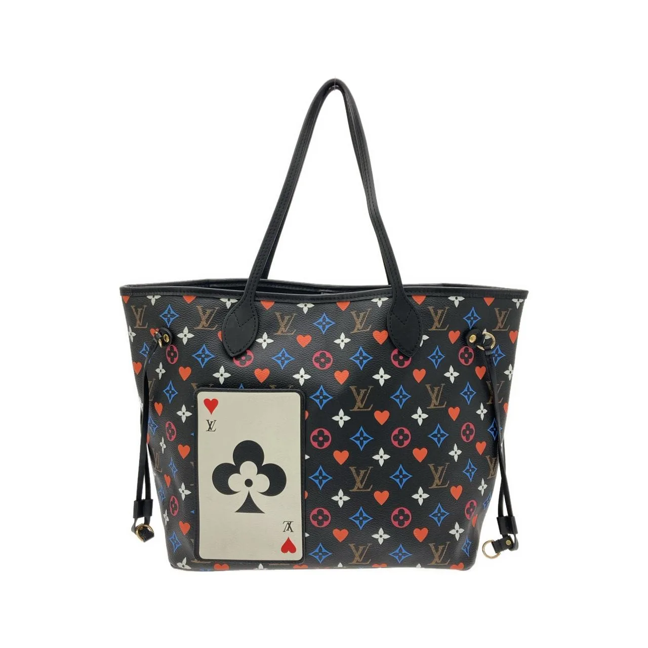 LOUIS VUITTON Neverfull M57483 Tote Monogram Black