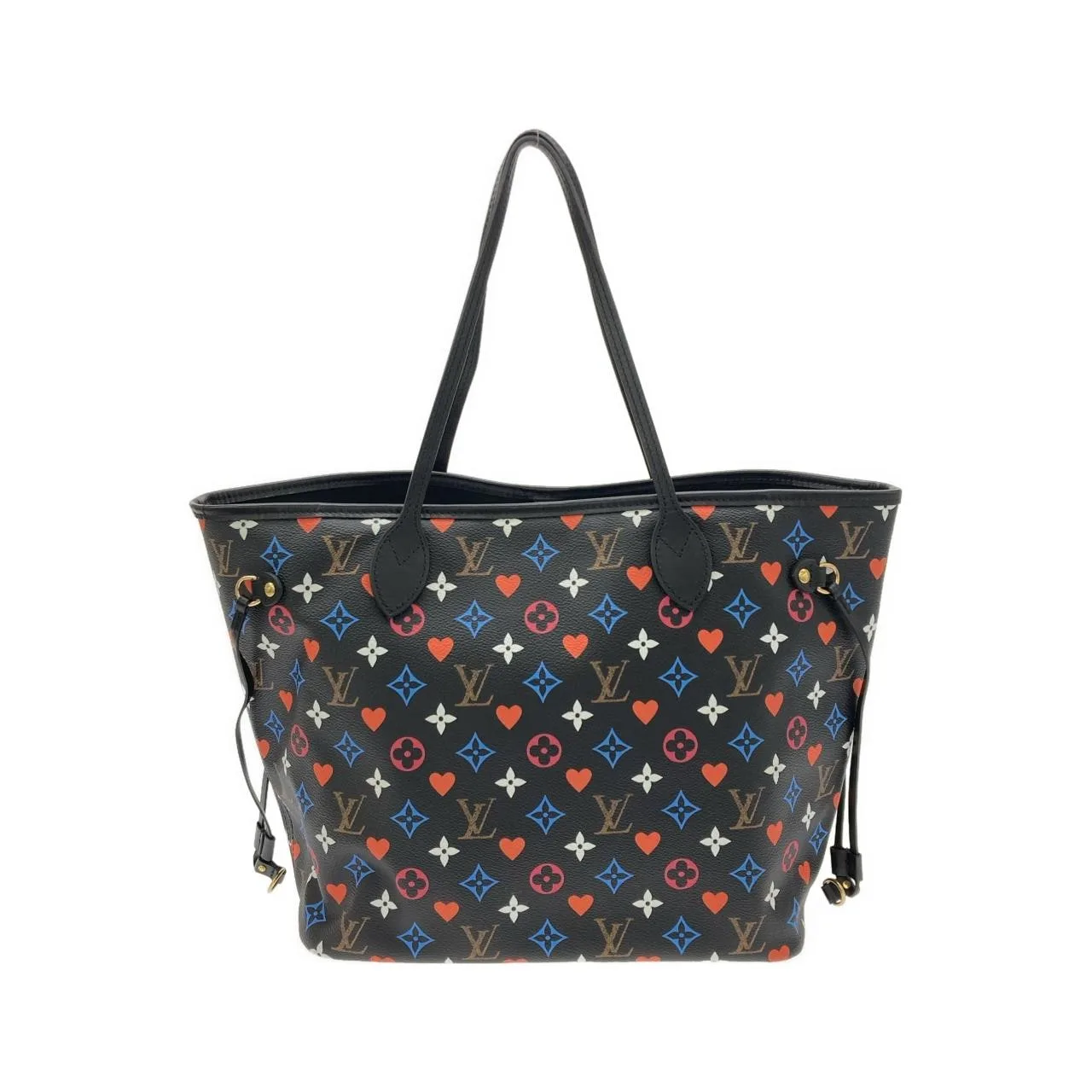 LOUIS VUITTON Neverfull M57483 Tote Monogram Black Monogram - Thumbnail 2