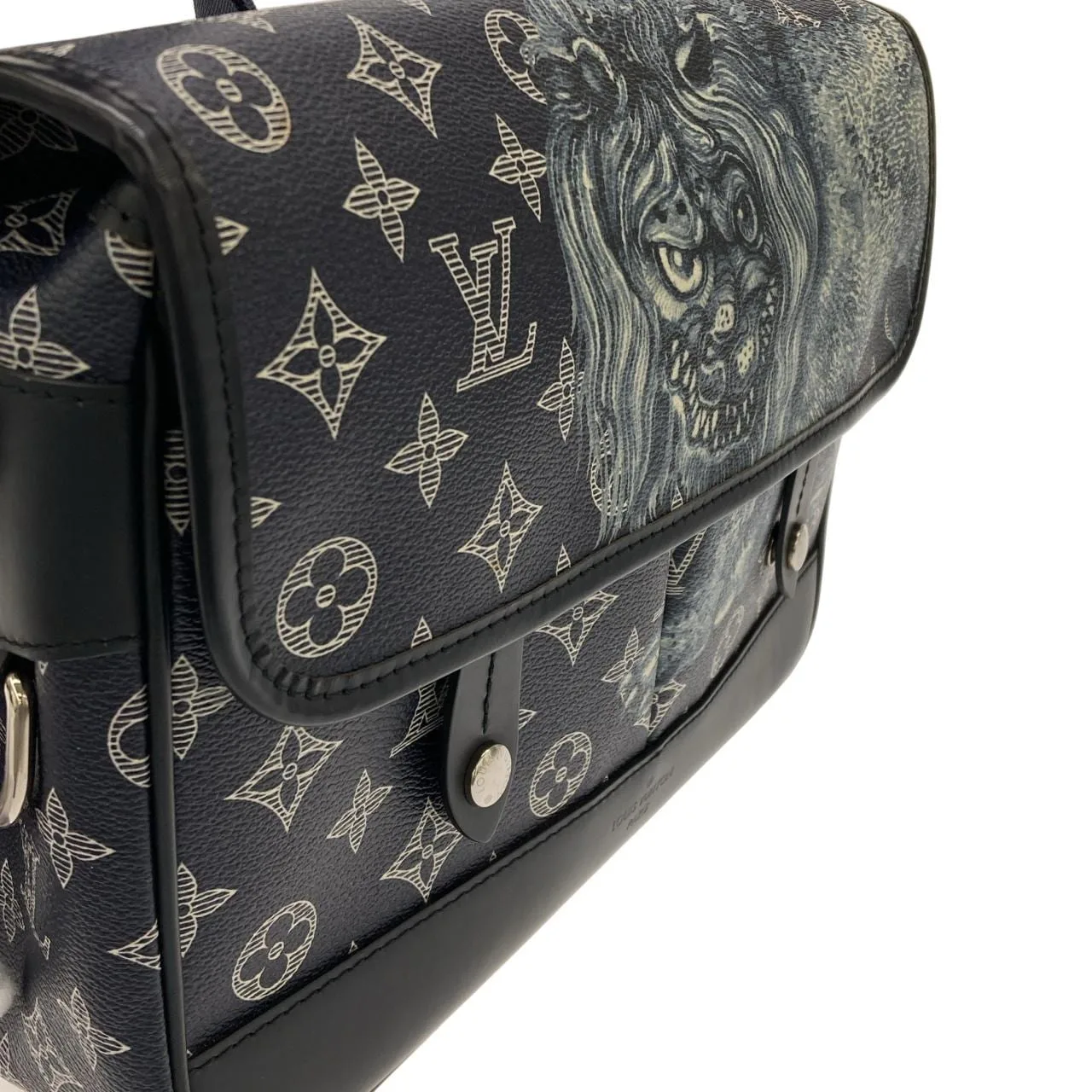 LOUIS VUITTON M54248 Shoulder Monogram 黑色 Monogram 中古品A - 縮圖 4