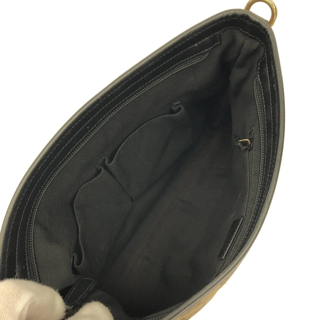 GUCCI 388926 KY9PZ Shoulder Canvas Black Canvas - Thumbnail 8