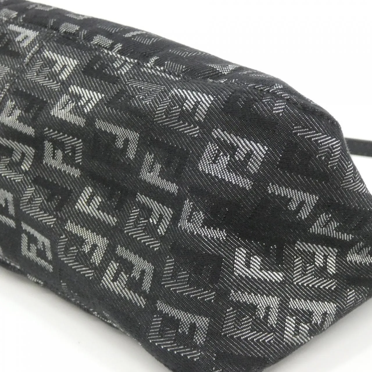 FENDI Baguette 8BR267 JQY Shoulder Canvas Black Canvas Rank A - Thumbnail 2