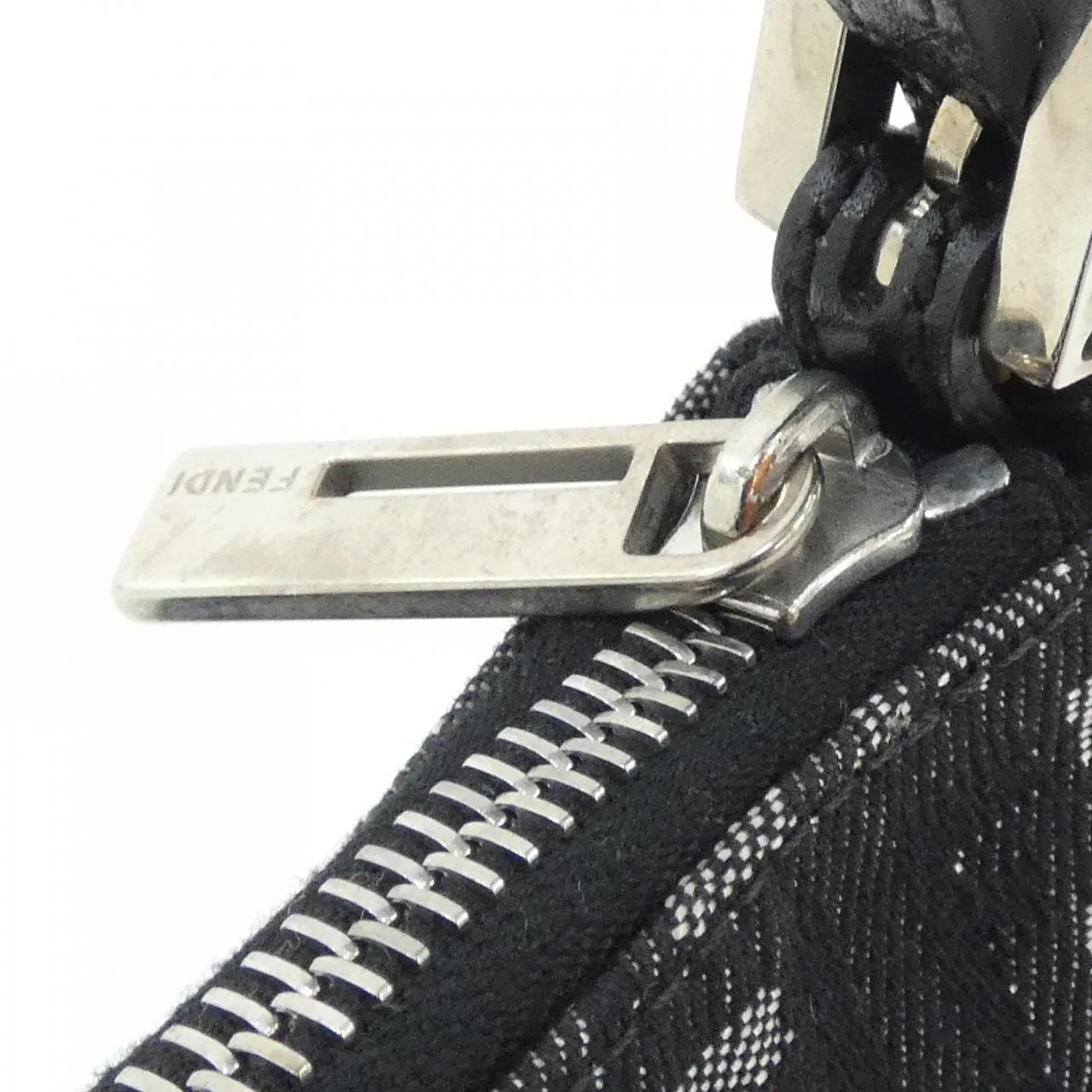 FENDI Baguette 8BR267 JQY Shoulder Canvas Black Canvas Rank A - Thumbnail 3