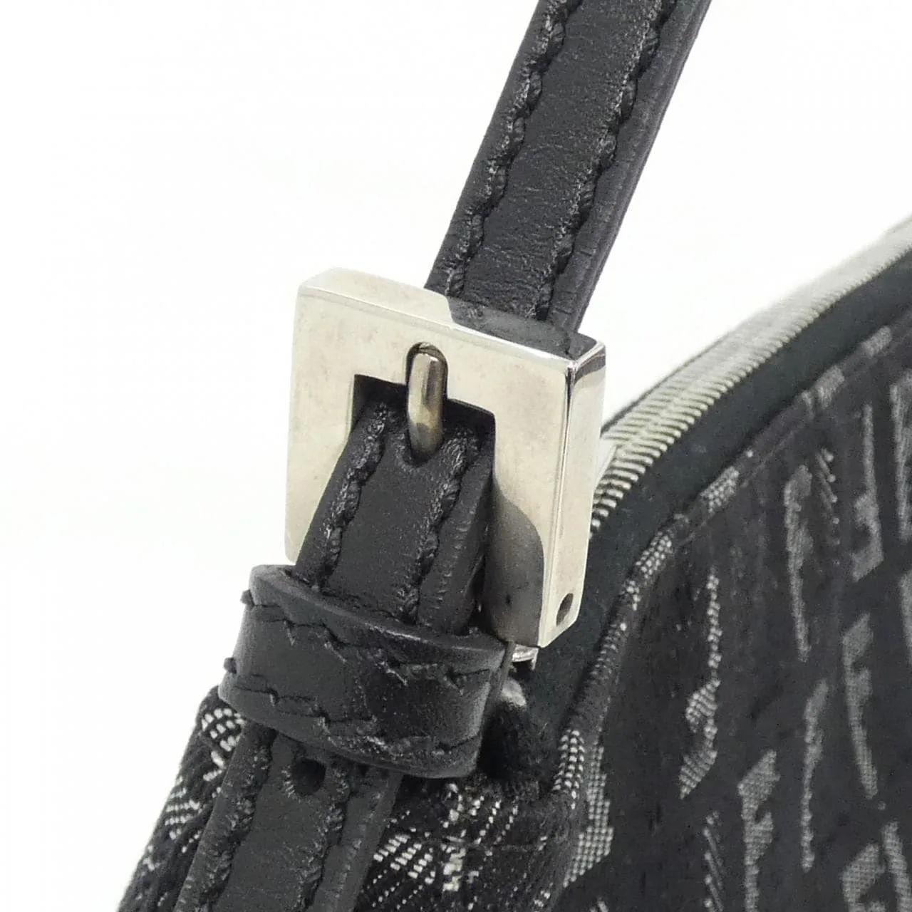 FENDI Baguette 8BR267 JQY Shoulder Canvas Black Canvas Rank A - Thumbnail 4