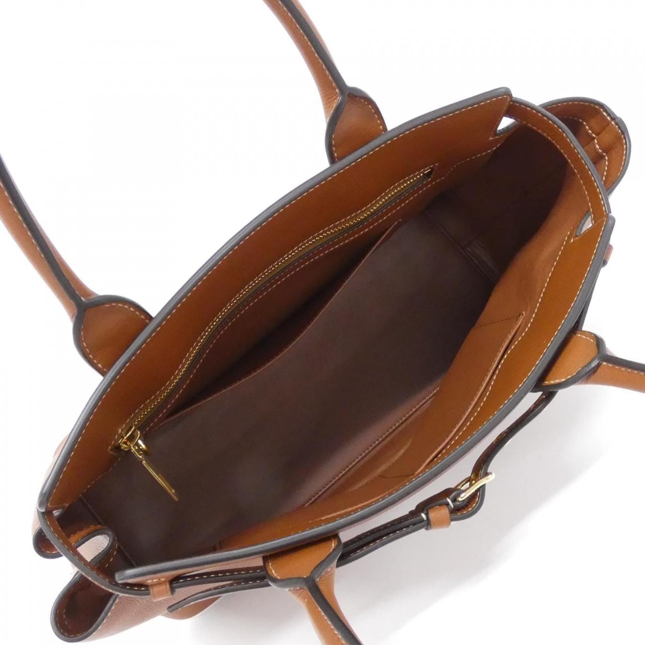 CELINE Triomphe 199873EZJ Handbag 黑色 中古品A - 縮圖 6