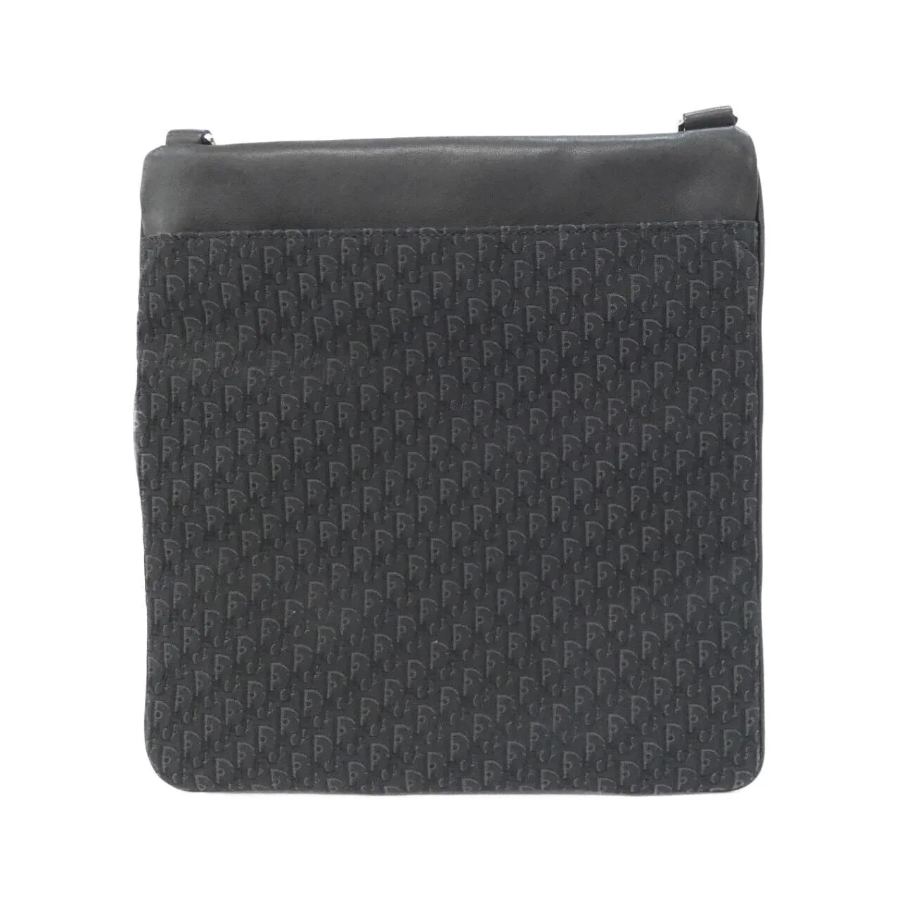 DIOR Shoulder Canvas 黑色 帆布 中古品A - 縮圖 2