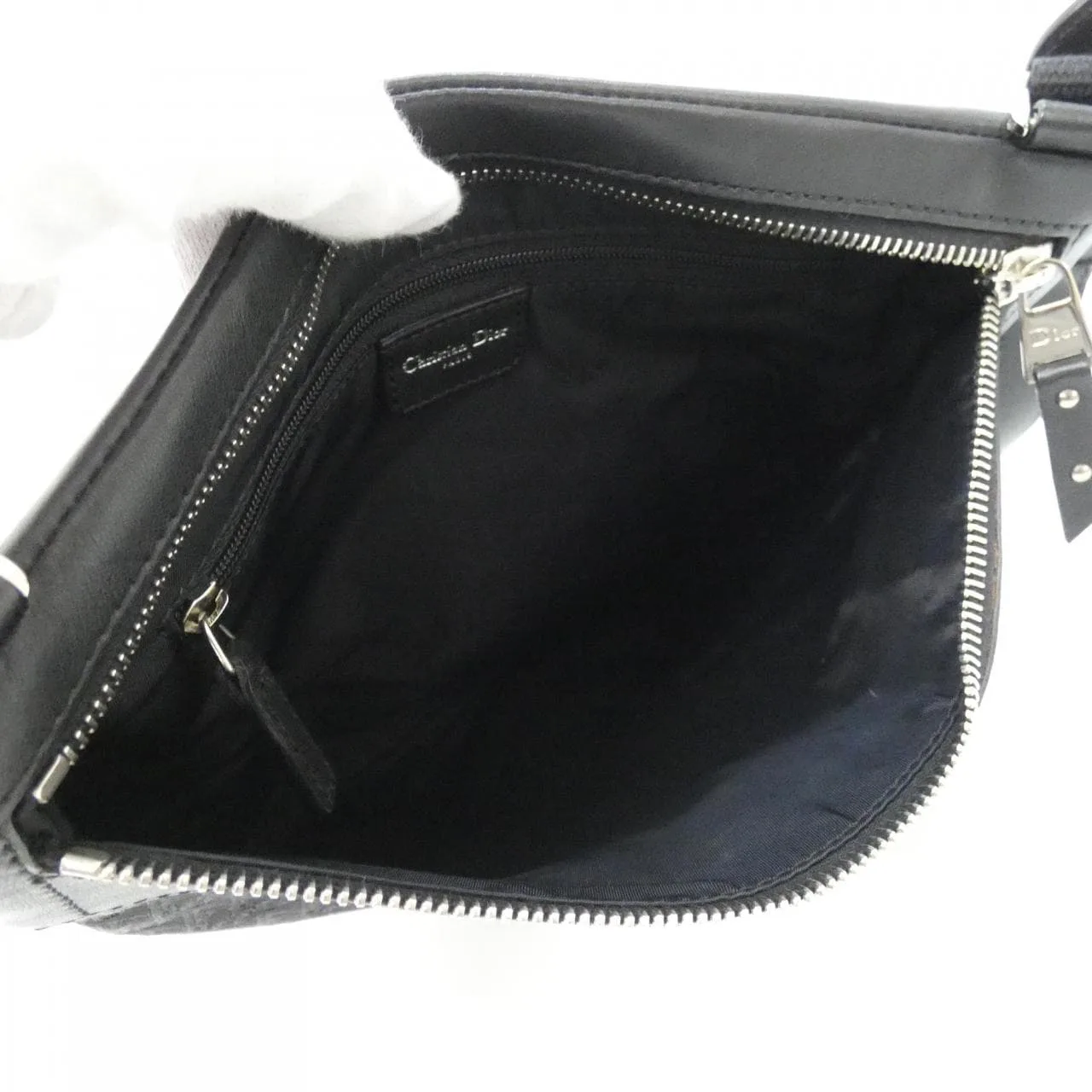 DIOR Shoulder Canvas 黑色 帆布 中古品A - 縮圖 9