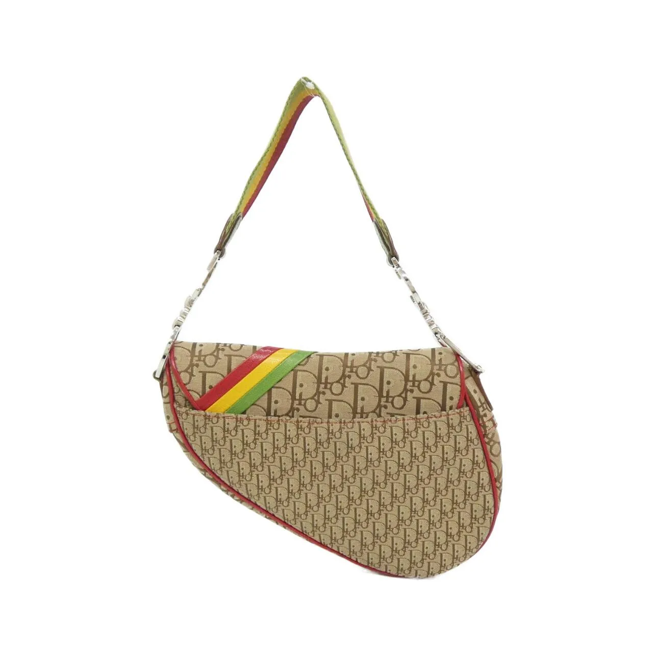 DIOR Shoulder Canvas 米色 帆布 中古品A - 縮圖 2