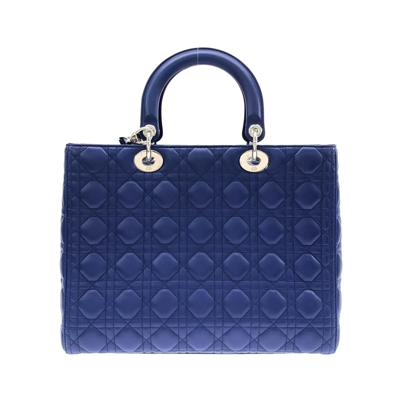 DIOR Lady Dior CAL44561 Handbag Lambskin Silver Lambskin - Thumbnail 2