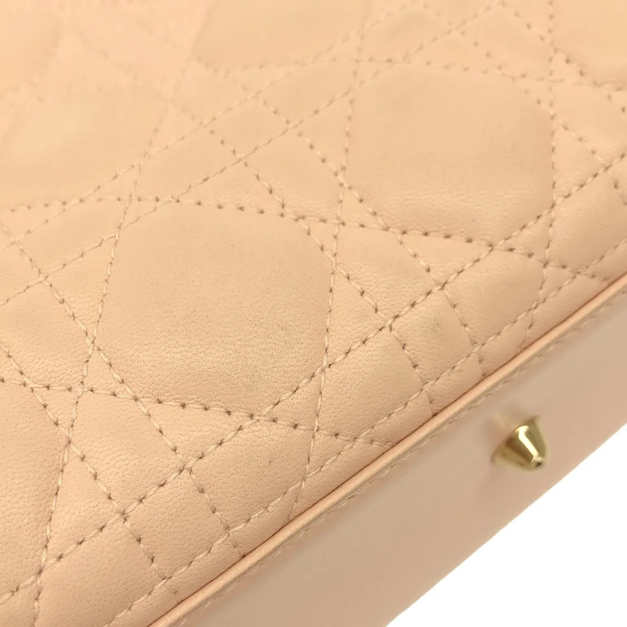 DIOR Lady Dior CAL44560 Handbag Lambskin Pink Lambskin - Thumbnail 4