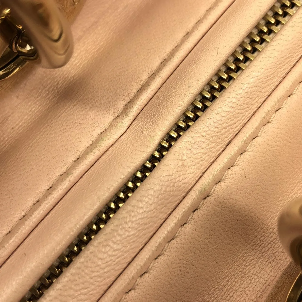 DIOR Lady Dior CAL44560 Handbag Lambskin Pink Lambskin - Thumbnail 5