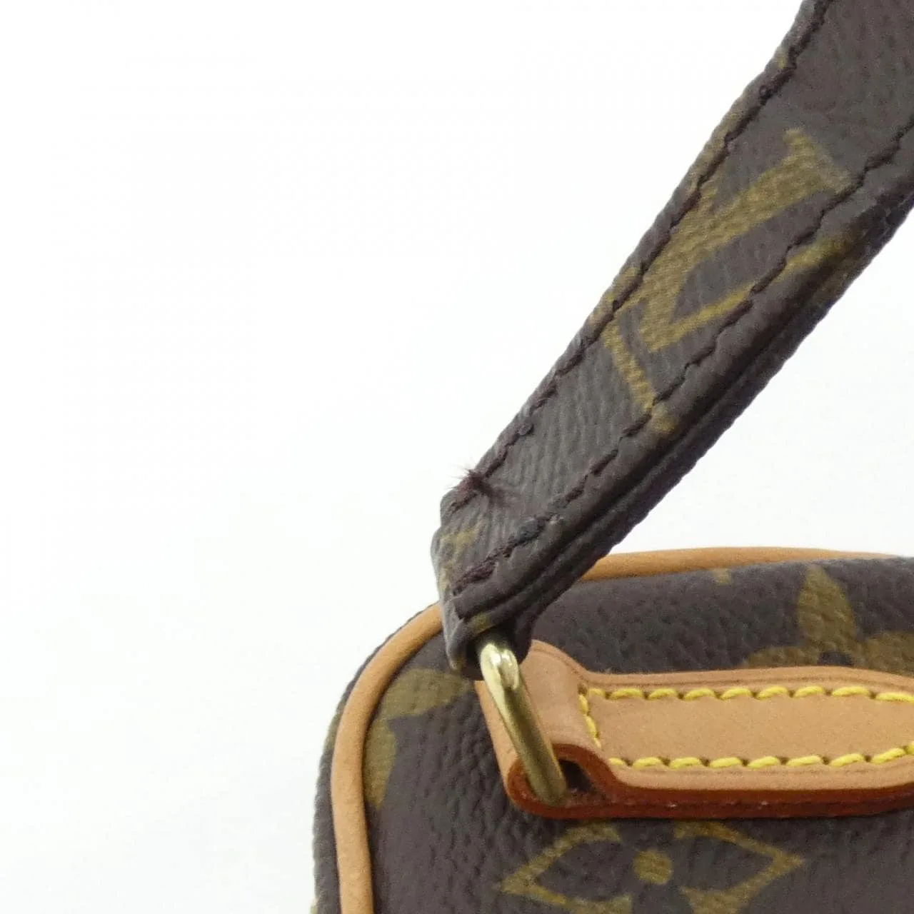 LOUIS VUITTON M51828 Shoulder Monogram 黑色 Monogram 中古品A - 縮圖 3