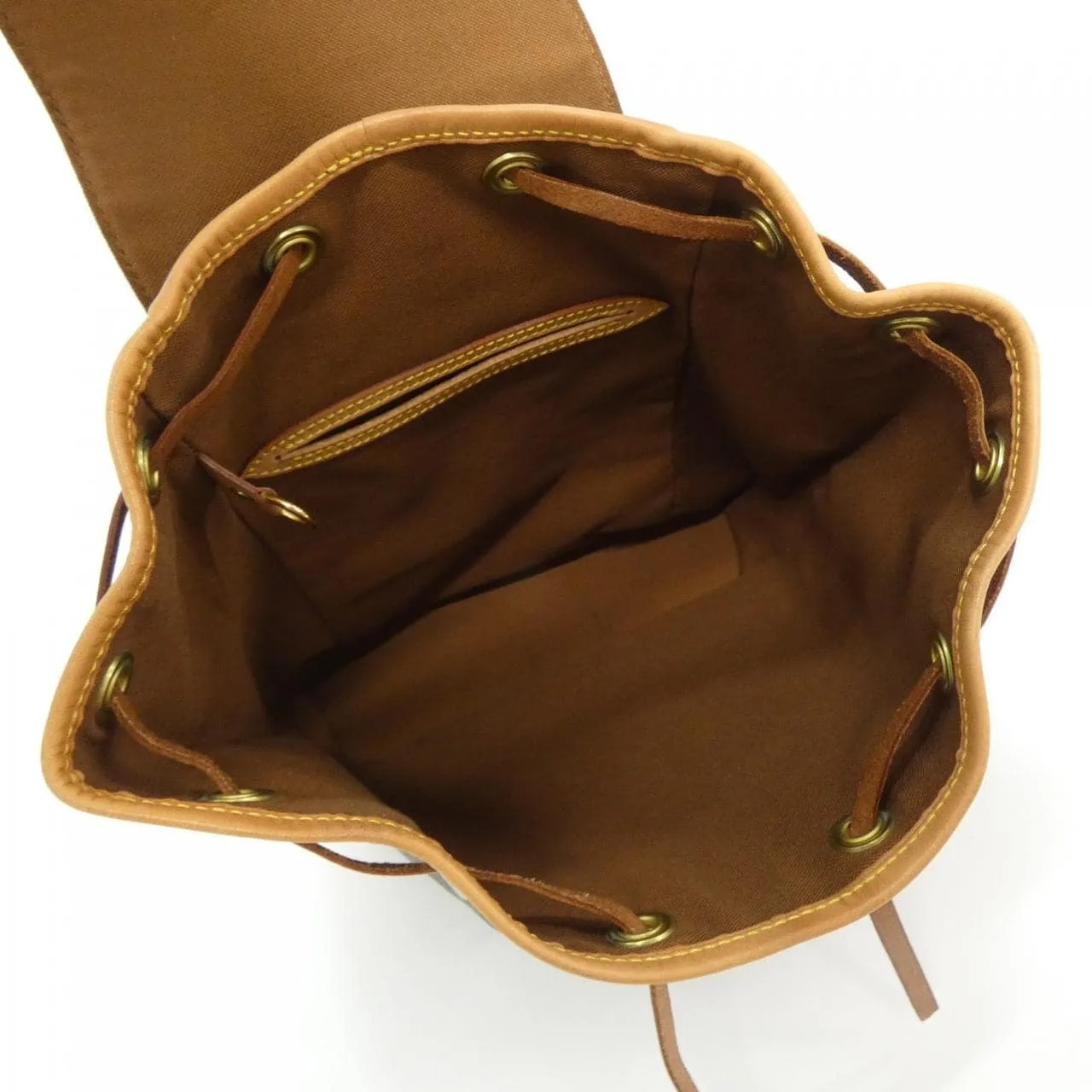 LOUIS VUITTON Montsouris M51136 Backpack Monogram 黑色 Monogram 中古品A - 縮圖 7