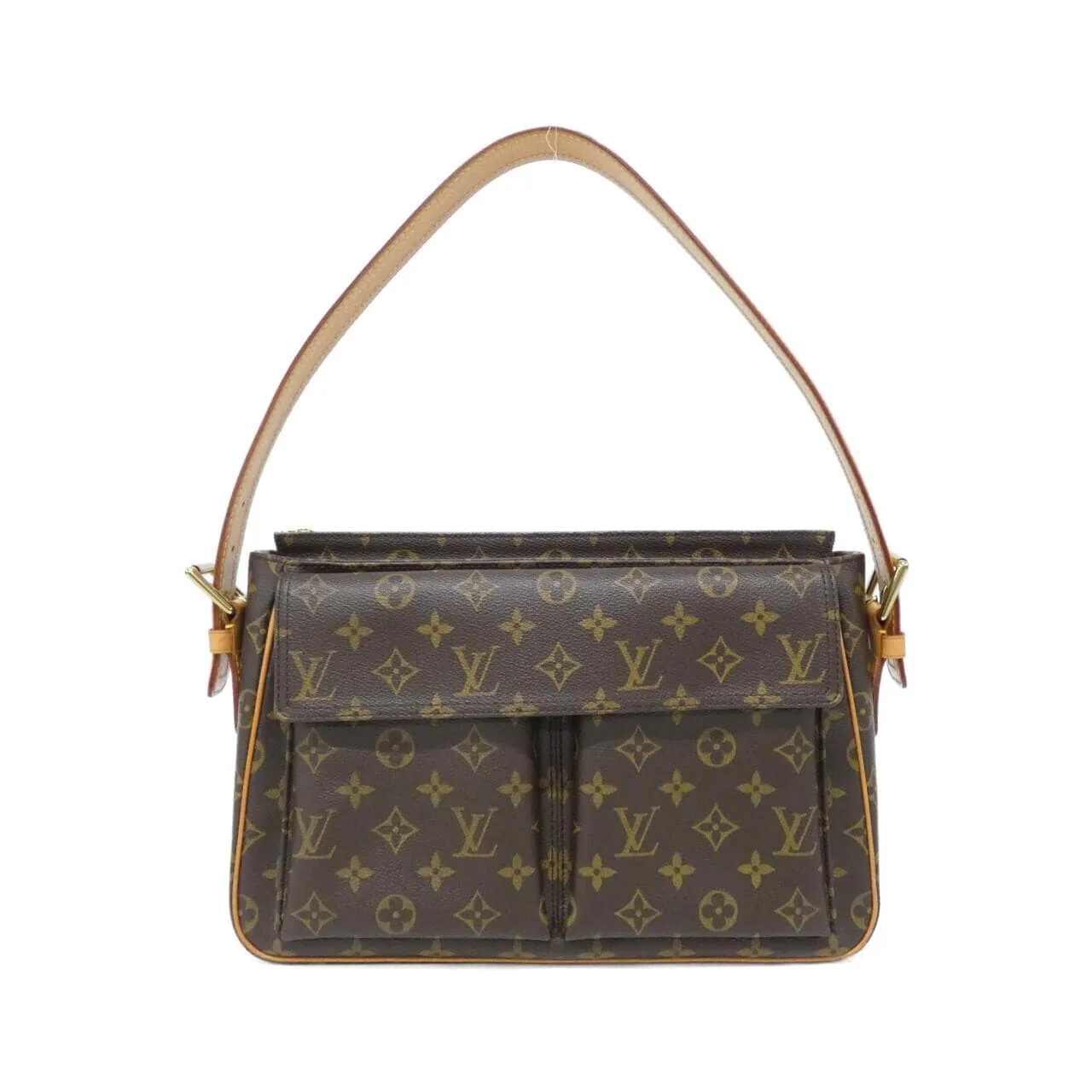 LOUIS VUITTON Viva Cité M51163 Shoulder Monogram Black