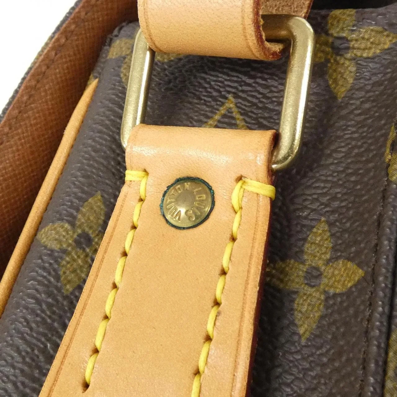 LOUIS VUITTON M51252 Shoulder Monogram 黑色 Monogram 中古品A - 縮圖 5