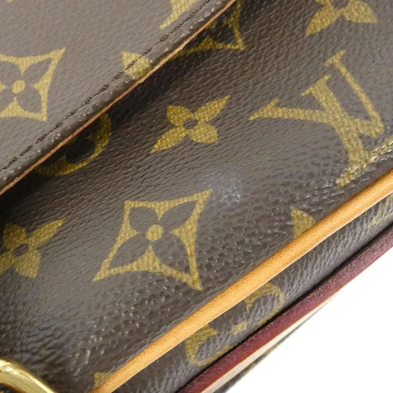 LOUIS VUITTON M51252 Shoulder Monogram 黑色 Monogram 中古品A - 縮圖 7