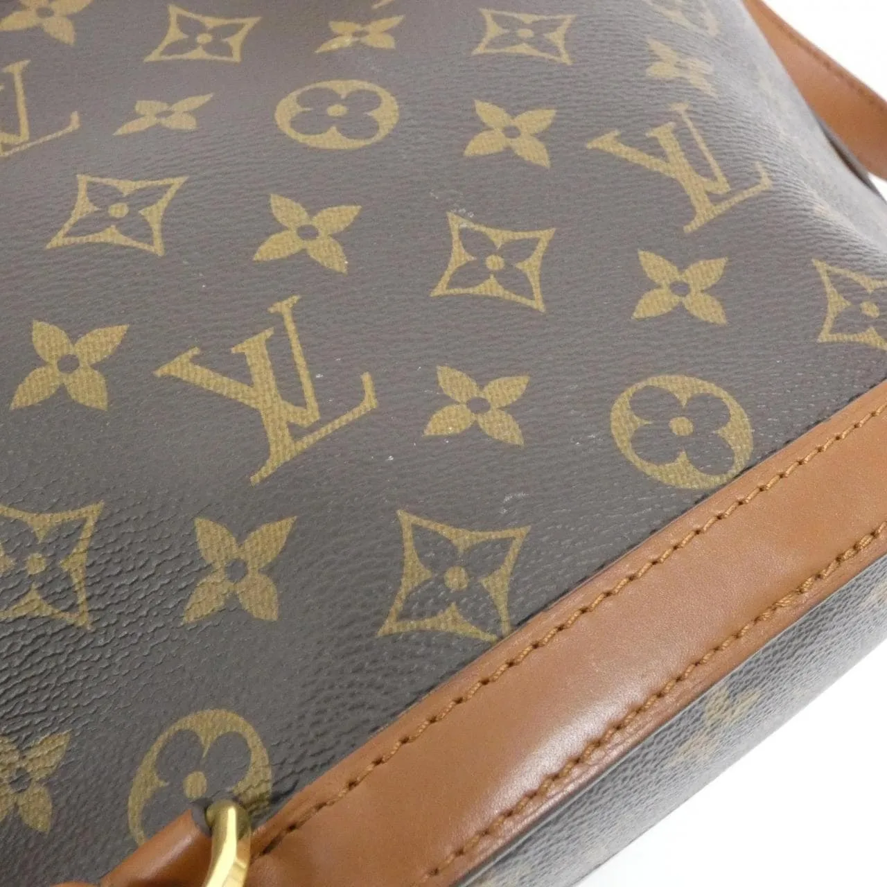 LOUIS VUITTON Dauphine M45142 Backpack Monogram 黑色 Monogram 中古品A - 縮圖 4