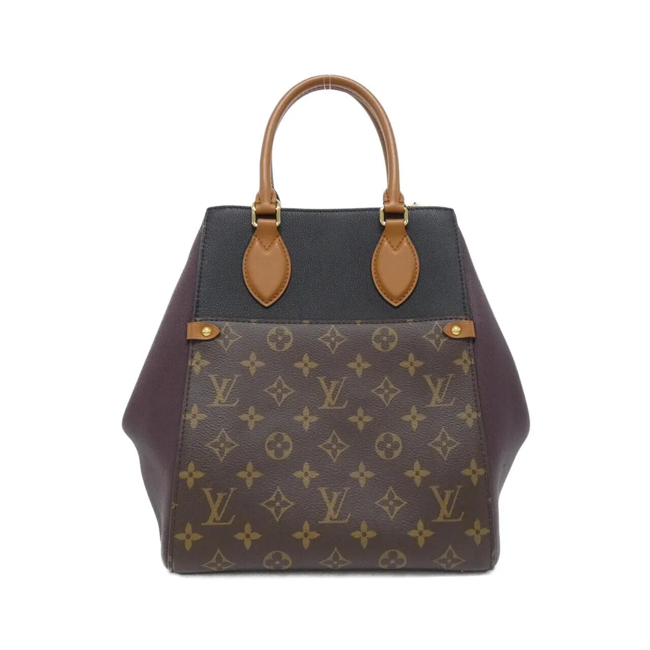 LOUIS VUITTON M45409 Tote Monogram 黑色 Monogram 中古品A - 縮圖 2
