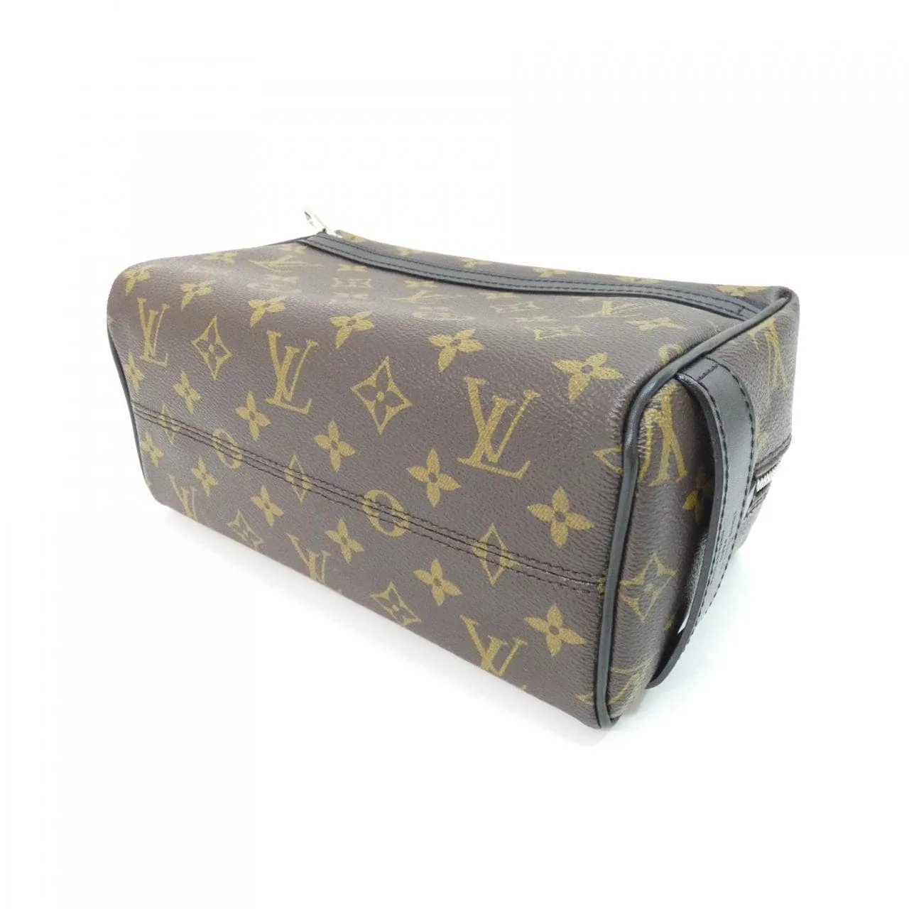 LOUIS VUITTON M40378 Pouch Monogram 黑色 Monogram 中古品A - 縮圖 3