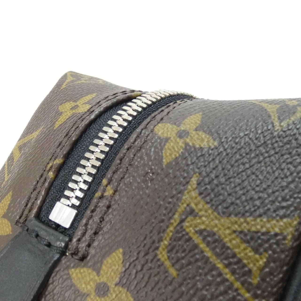 LOUIS VUITTON M40378 Pouch Monogram 黑色 Monogram 中古品A - 縮圖 5