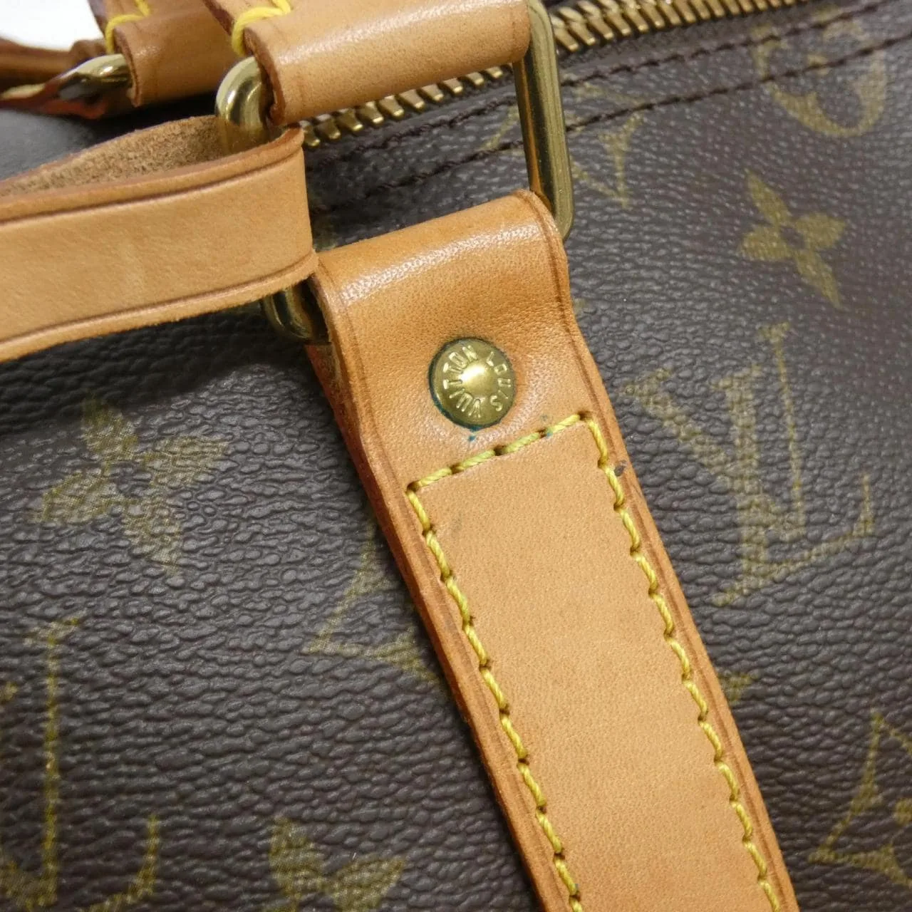 LOUIS VUITTON Keepall M41416 Boston Monogram 黑色 Monogram 中古品B - 縮圖 4